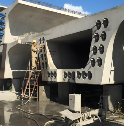 浩口原种场压浆料施工流程及注意事项